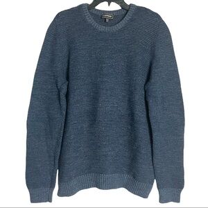 Express Dark Blue Knit Sweater Size L